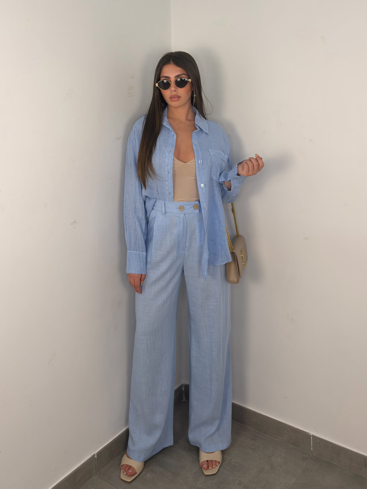 CAMICIA 100% LINO