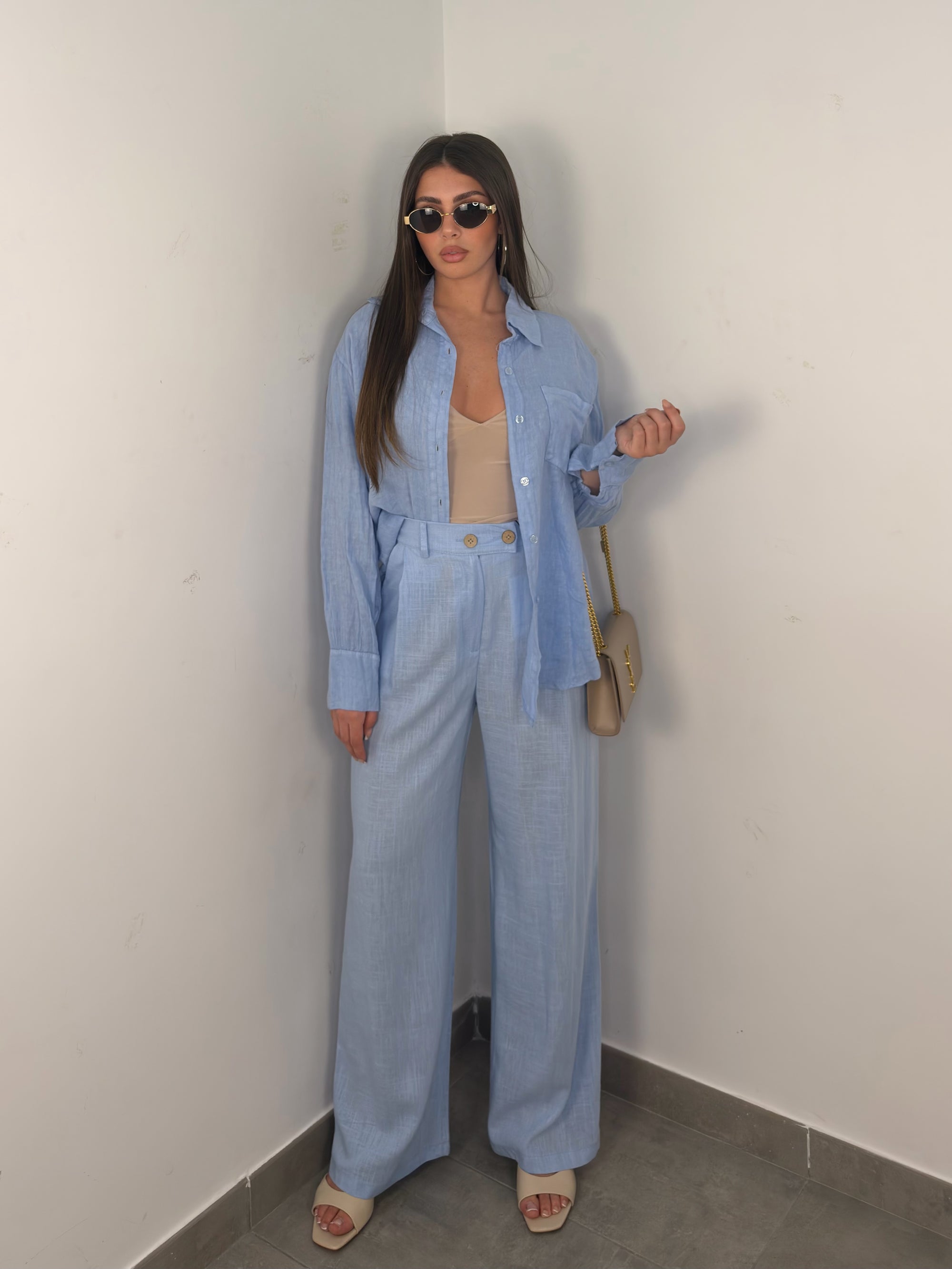 CAMICIA 100% LINO