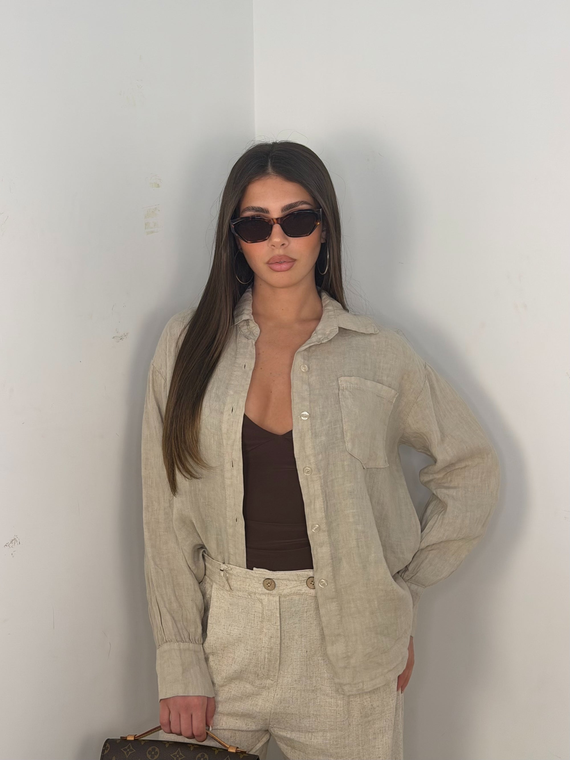 CAMICIA 100% LINO