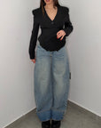 JEANS BOTTONI