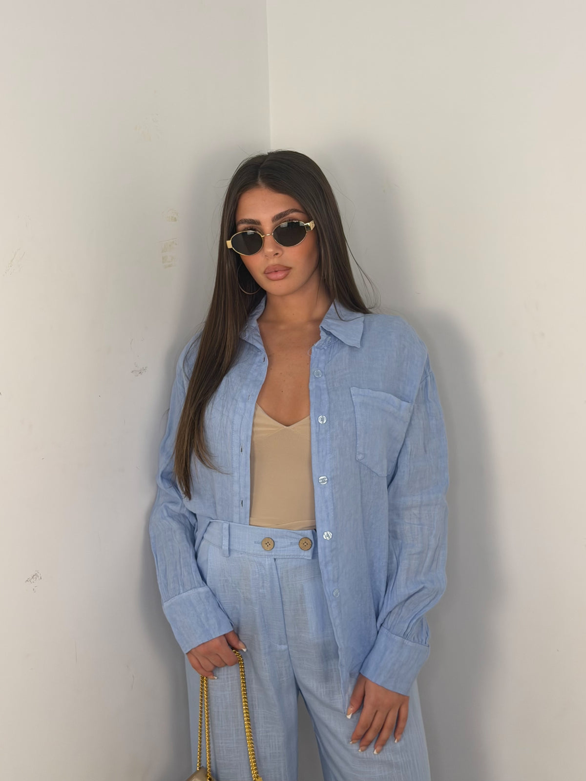 CAMICIA 100% LINO