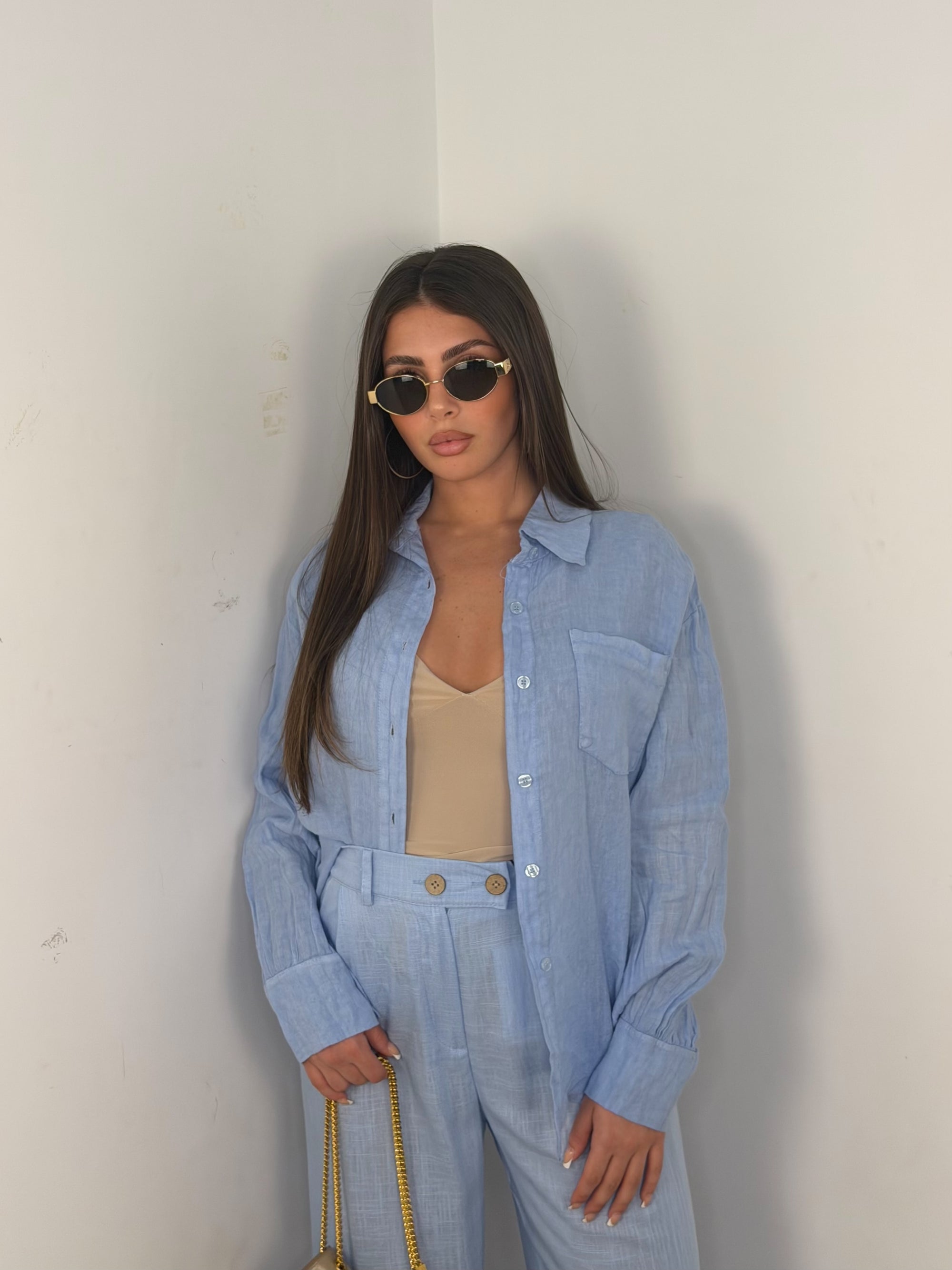 CAMICIA 100% LINO