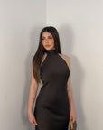 DRESS IN RASO