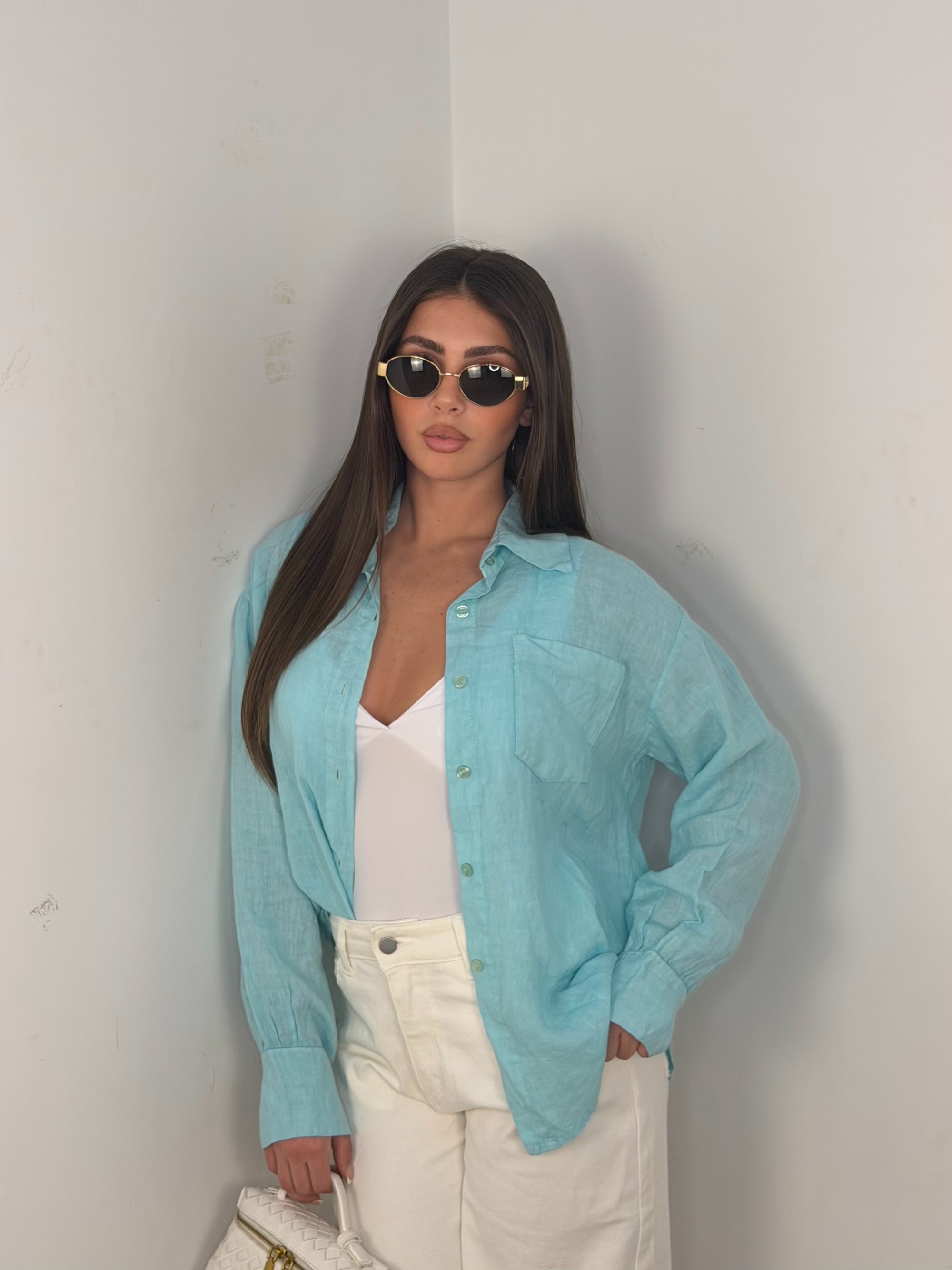 CAMICIA 100% LINO