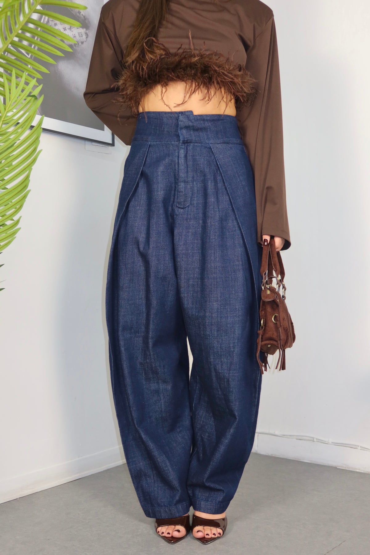 PANTALONE FASCIA DENIM JUSTWEST